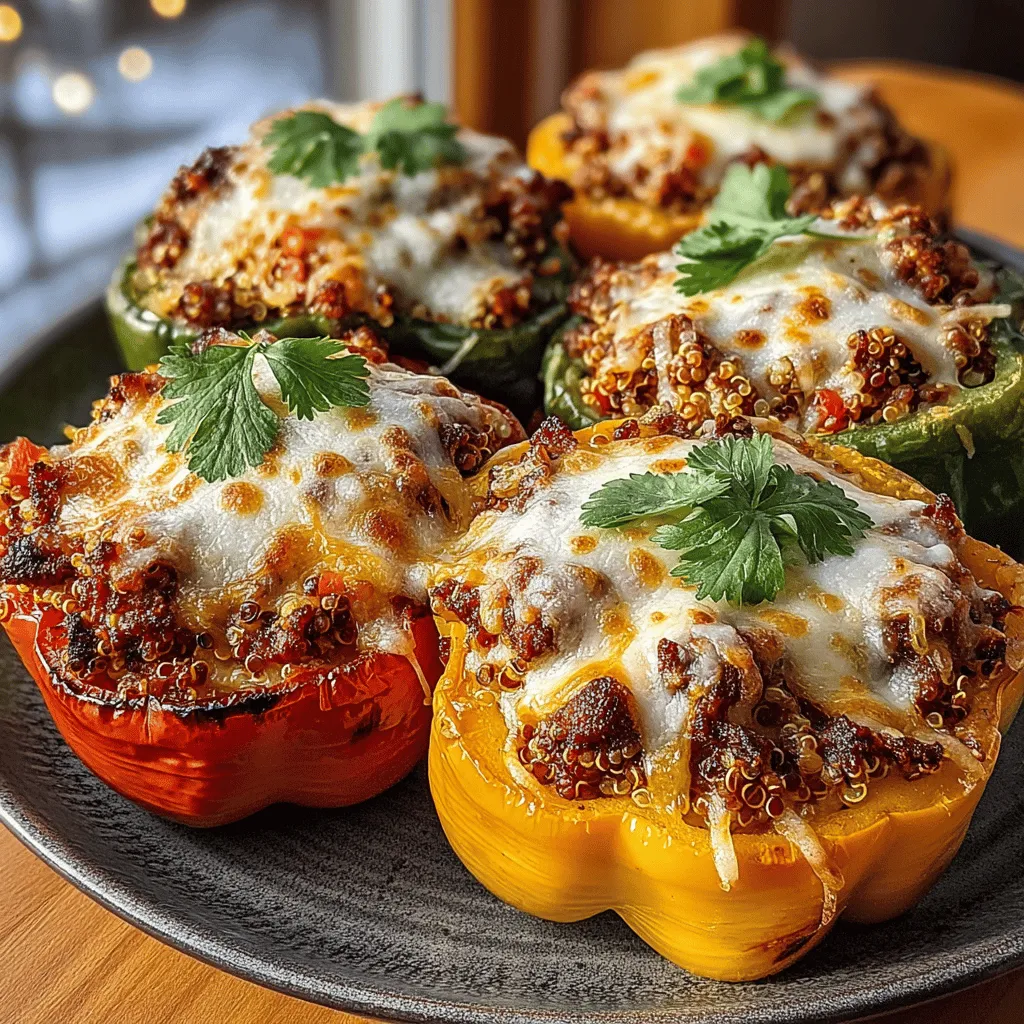 Stuffed peppers are a culinary delight that brings together vibrant flavors, hearty ingredients, and an eye-catching presentation. Among the myriad of variations, Cheesy Beef and Quinoa Stuffed Peppers stand out as a wholesome option that merges comfort food with healthy eating. This dish not only pleases the palate but also nourishes the body, making it a perfect choice for family dinners, meal prep, or even entertaining guests.