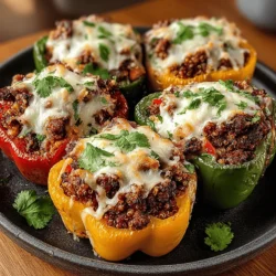 Stuffed peppers are a culinary delight that brings together vibrant flavors, hearty ingredients, and an eye-catching presentation. Among the myriad of variations, Cheesy Beef and Quinoa Stuffed Peppers stand out as a wholesome option that merges comfort food with healthy eating. This dish not only pleases the palate but also nourishes the body, making it a perfect choice for family dinners, meal prep, or even entertaining guests.