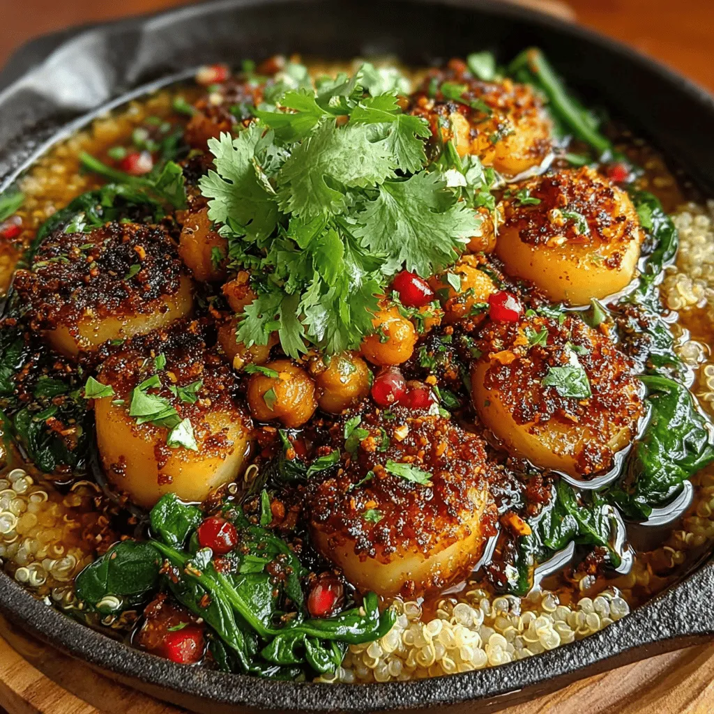 Discover the delightful fusion of flavors in our Zesty Chickpea & Spinach Delight, a vibrant and nutritious dish that perfectly balances zest and warmth. This recipe is not only quick to prepare but also packs a punch in terms of taste and health benefits. With the rising popularity of plant-based diets, this dish stands out as a wholesome option that appeals to both vegans and omnivores alike.