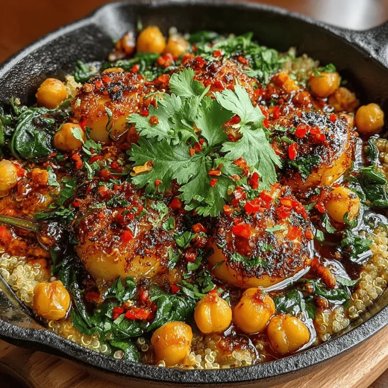 Discover the delightful fusion of flavors in our Zesty Chickpea & Spinach Delight, a vibrant and nutritious dish that perfectly balances zest and warmth. This recipe is not only quick to prepare but also packs a punch in terms of taste and health benefits. With the rising popularity of plant-based diets, this dish stands out as a wholesome option that appeals to both vegans and omnivores alike.