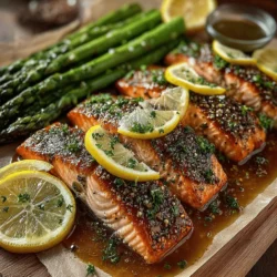 Zesty One-Pan Lemon Garlic Salmon with Asparagus