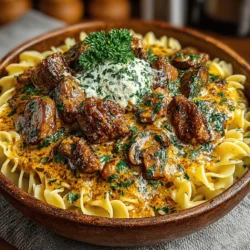 Savory Beef Stroganoff Delight
