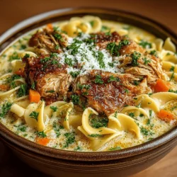 Creamy Comfort: Slow Cooker Chicken & Noodles
