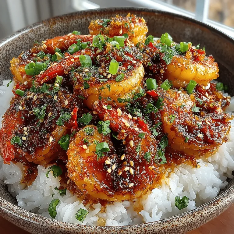 If you’re looking for a dish that embodies the perfect balance of sweet, spicy, and savory flavors, look no further than Sweet & Spicy Honey Garlic Shrimp Delight. This tantalizing recipe showcases succulent shrimp coated in a luscious sauce that combines the sweetness of honey, the umami depth of soy sauce, and a touch of heat from red pepper flakes. It’s a delightful dish that’s not only quick to prepare but also impressive enough to serve at gatherings or special occasions.