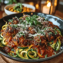 Zesty Turkey Meatball Marinara on Zoodles: A Flavorful and Healthy Delight
