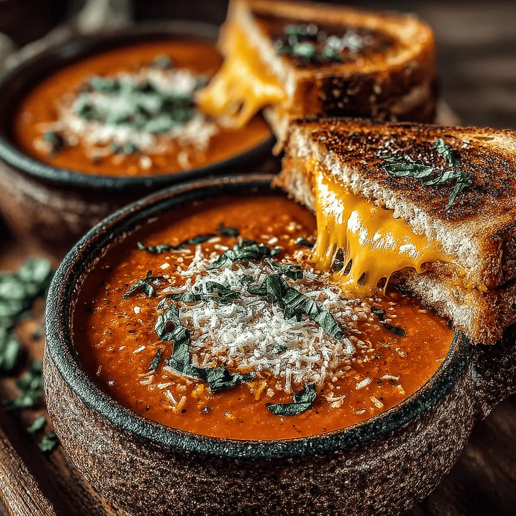 As the chill of winter blankets the outside world, there’s nothing quite as comforting as a warm bowl of homemade soup. The rich aroma that fills your kitchen as you prepare it, the steam rising from the bowl, and the first soothing spoonful can instantly transport you to a place of coziness and contentment. Among the myriad of soup recipes that grace our tables, few can rival the classic Tomato Basil Bliss Soup, especially when paired with the unbeatable duo of grilled cheese. This recipe embodies a harmonious blend of flavors and textures that not only satisfies the palate but also warms the heart.