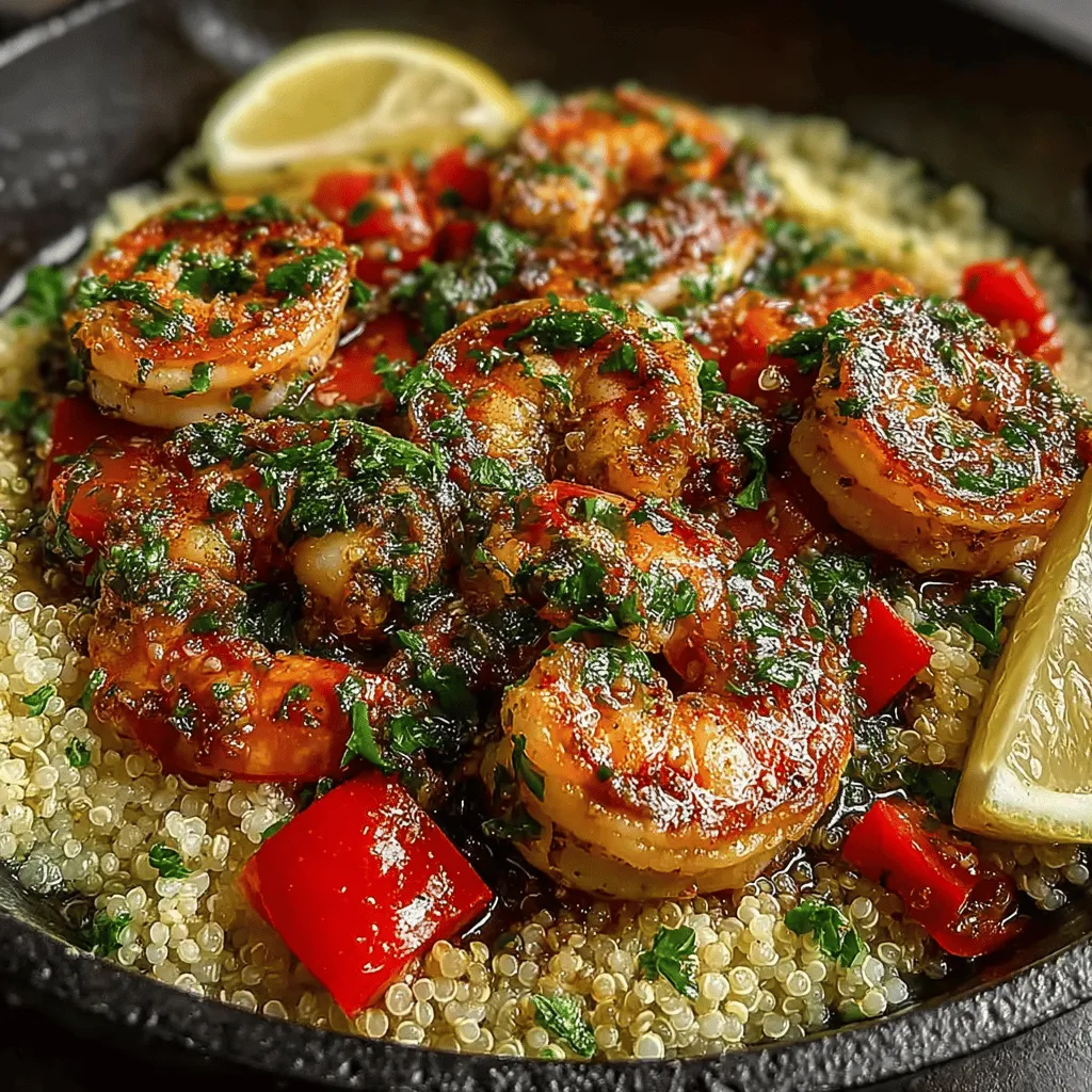 If you’re on the lookout for a meal that brings together vibrant flavors, nutritional benefits, and minimal cleanup, look no further than the Zesty One-Pan Lemon Garlic Shrimp & Quinoa. This delightful dish pairs succulent shrimp with fluffy quinoa, all tossed together in a zesty lemon-garlic sauce that tantalizes the taste buds. Perfect for busy weeknights or casual gatherings, this recipe offers a convenient way to serve up a satisfying dinner without the fuss of multiple pots and pans.