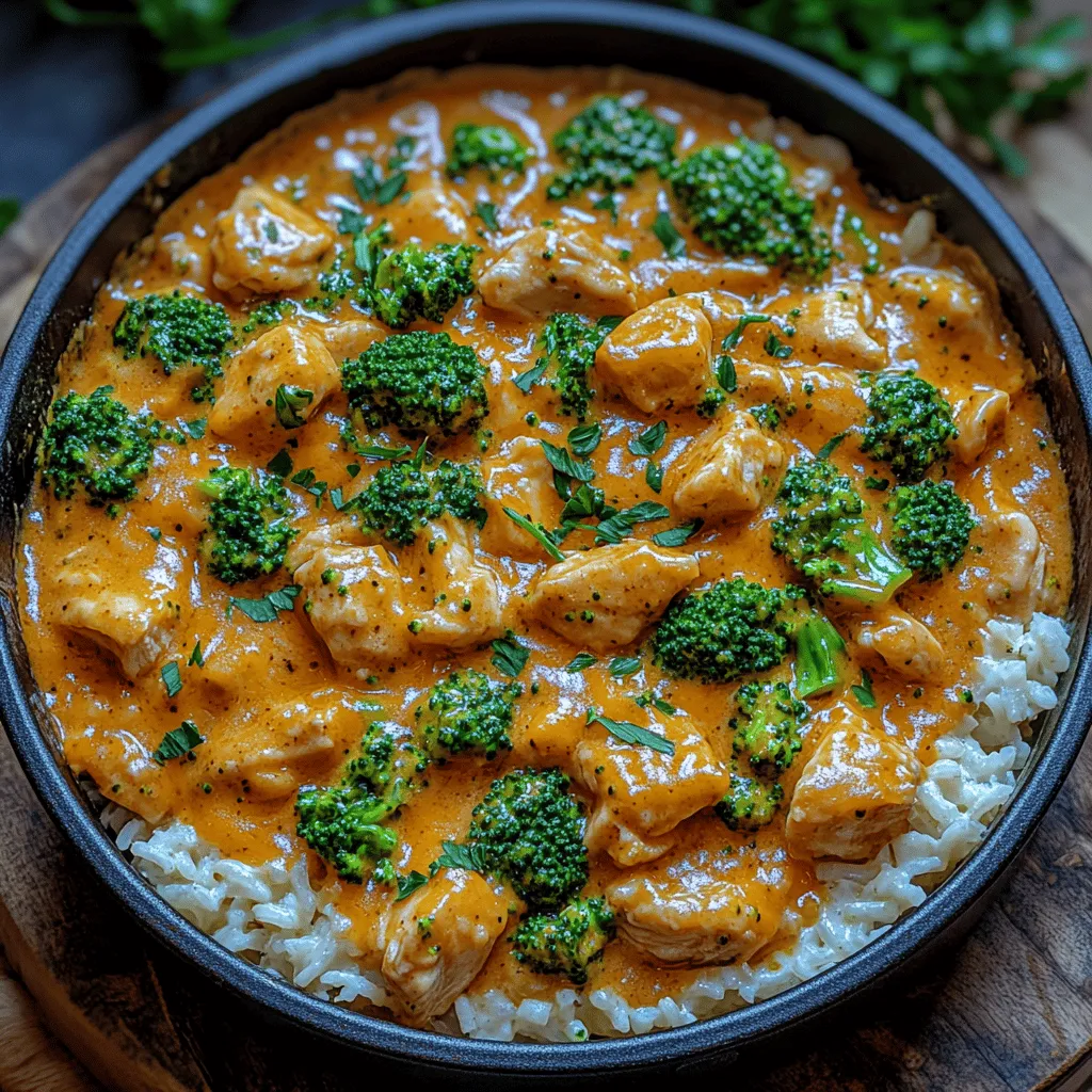 In the realm of weeknight dinners, finding a dish that is both quick to prepare and comforting can feel like a daunting task. Enter the Creamy Chicken and Broccoli Rice Skillet Delight—a dish that combines succulent chicken, vibrant broccoli, and creamy cheddar cheese, all cooked in one skillet. This recipe not only promises to be a hit with the family but also simplifies the cooking process, making cleanup a breeze. With its straightforward ingredients and minimal cooking time, this meal is the perfect solution for busy home cooks seeking a wholesome and delicious dinner option.