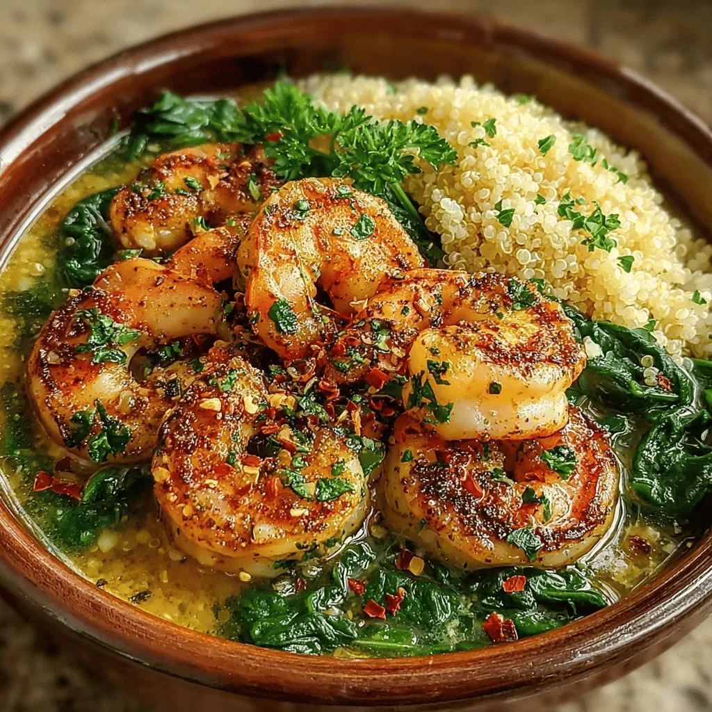 In the fast-paced world we live in, finding time to prepare healthy and delicious meals can be a challenge. Enter the Zesty Lemon Garlic Shrimp & Spinach Bowls, a dish that not only satisfies your taste buds but also nourishes your body. This vibrant recipe marries succulent shrimp with fresh spinach, all enveloped in a zesty lemon-garlic sauce that elevates the entire meal. Whether you're cooking for yourself or feeding a family, this dish is a perfect choice for busy weeknights when time is of the essence.