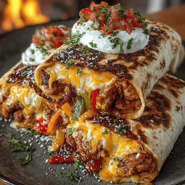 Fajitas have long held a special place in culinary culture, captivating taste buds with their sizzling, aromatic appeal and vibrant presentation. Originating in the Tex-Mex cuisine, these flavorful dishes feature grilled meats served alongside a medley of colorful vegetables, allowing for an enticing mix of textures and tastes. The versatility of fajitas has made them a favorite across various cooking styles, from casual family dinners to sophisticated gatherings. One such delightful take on this classic is the Flavorful Fajita Fiesta Wraps, a dish that encapsulates the essence of fajitas while offering convenience and ease of preparation.