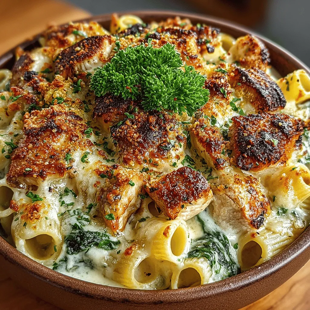 In the realm of comfort food, few dishes can compare to the delightful experience of a creamy chicken and spinach pasta bake. This culinary creation not only serves as a satisfying meal but also offers a nutritious balance of flavors and textures that appeal to both adults and children. Imagine tender pieces of chicken, vibrant green spinach, and perfectly cooked penne pasta enveloped in a rich and creamy sauce. This dish has earned its place as a beloved family favorite for its ease of preparation and the warmth it brings to the dinner table.